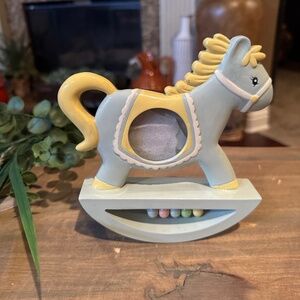 Stephan Enterprises Baby Boy Keepsake Rocking Horse Picture Frame Birthday Gift